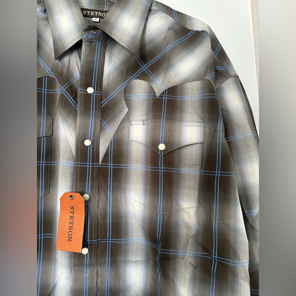 Stetson Pearl Snap Button Down - Picture 2 of 7